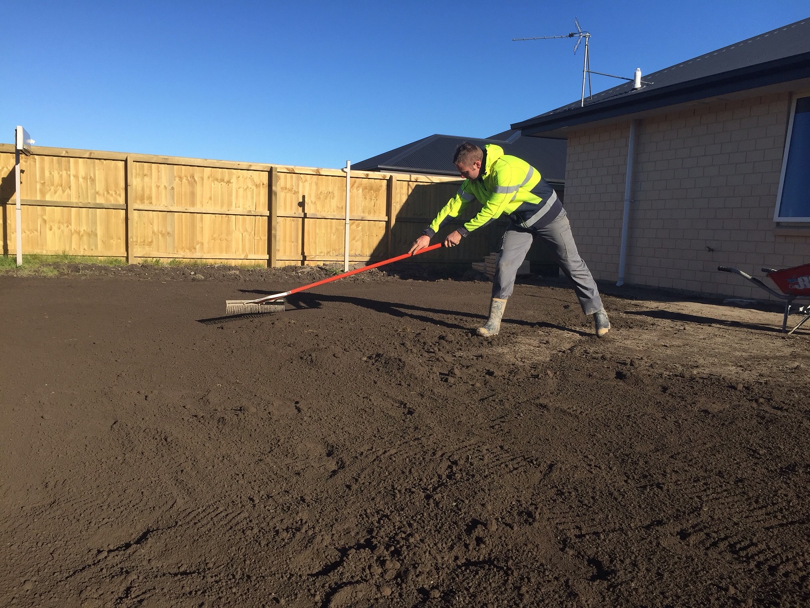 New Lawn Preparation Canterbury Spray on Grass